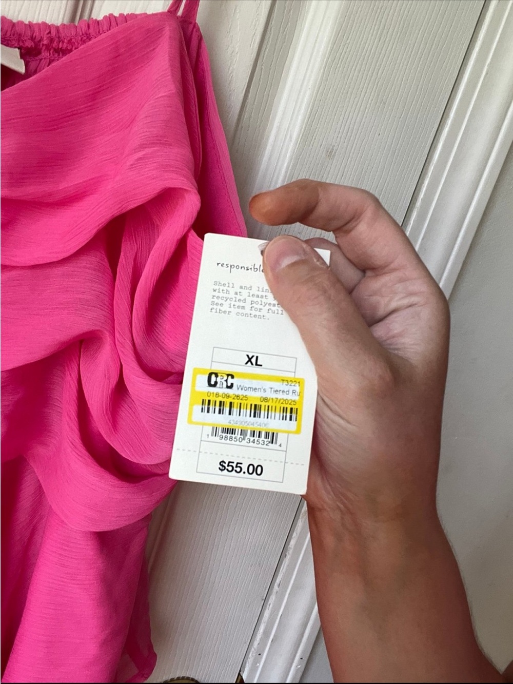 A new day pink ruffle dress XL - Picture 3 of 4